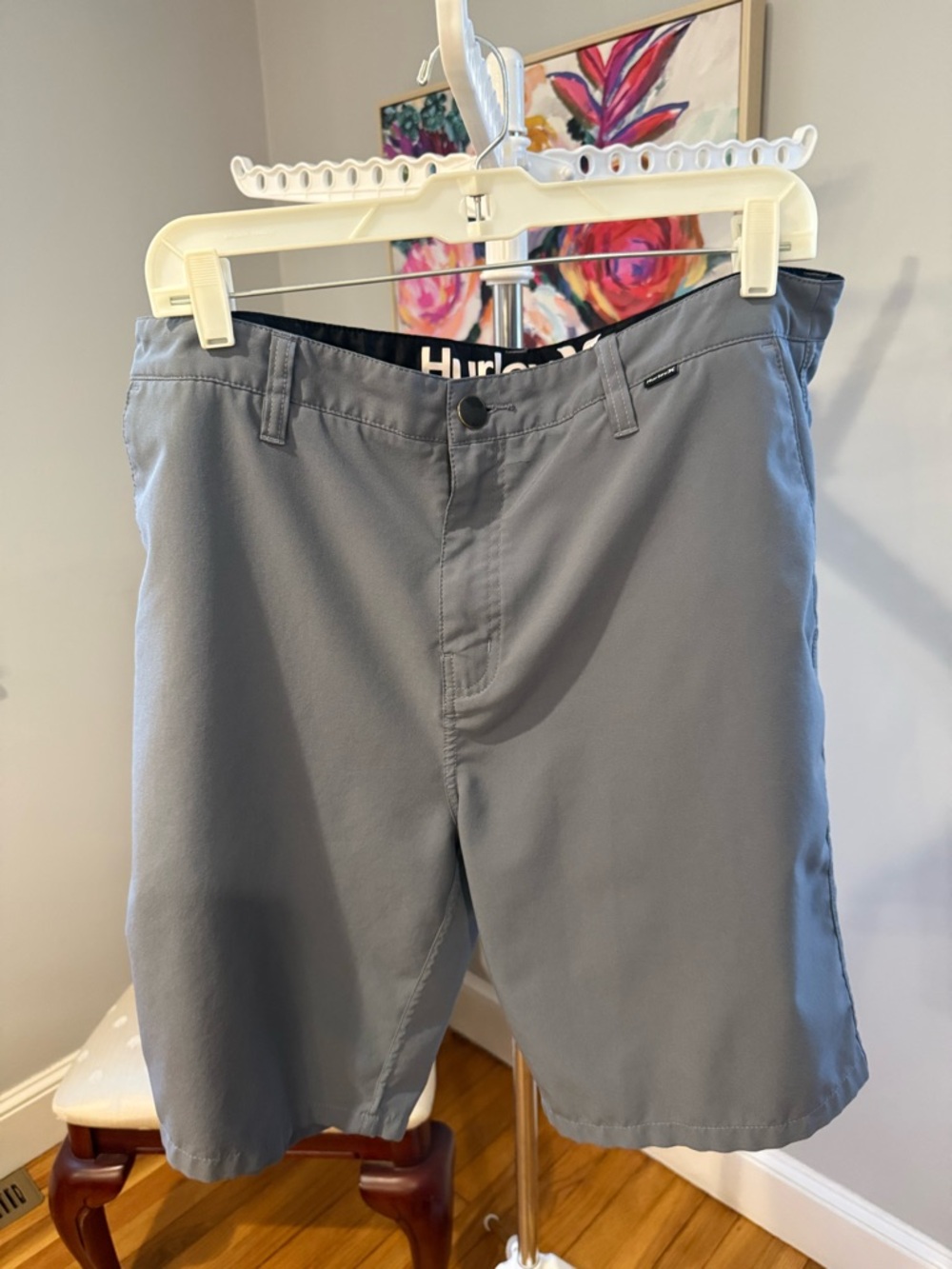 Hurley Men's Light Gray Hybrid Shorts